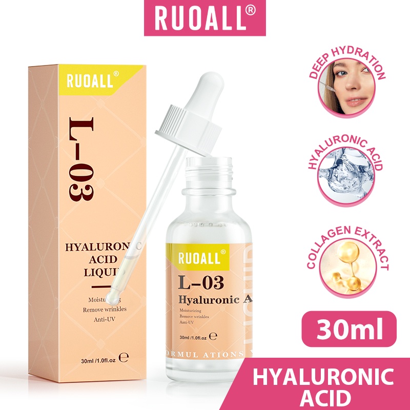 Tinh chất dưỡng da Ruoall cung cấp vitamin c + hyaluronic 30ml