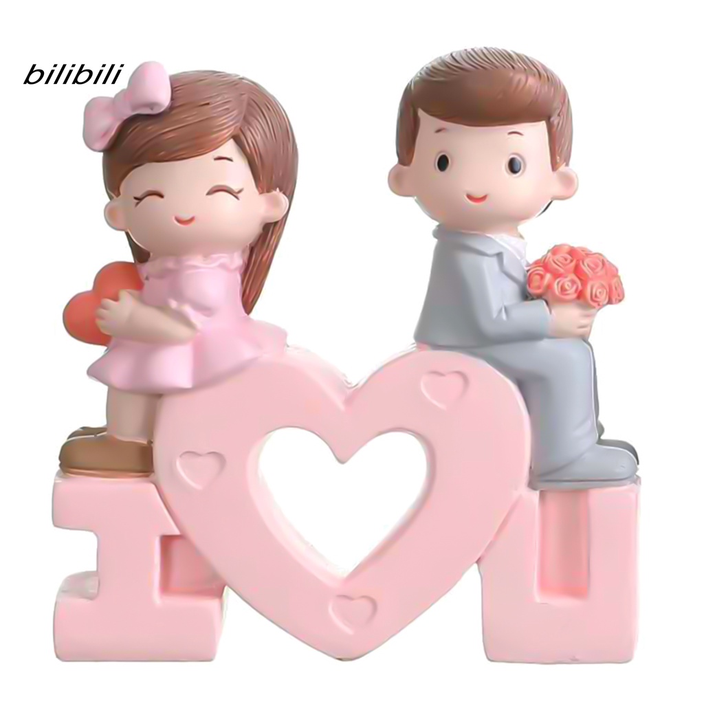 Mô hình búp bê cô dâu chú rể trang trí bánh kem