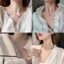 Vòng cổ đính ngọc trai nhân tạo phong cách Hàn Quốc