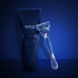 Dao Cạo Râu 5 Lưỡi SIMHA Cao Cấp Có Bao Đựng Silicon