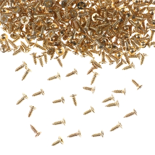 Bộ 380 ốc vít thép mạ vàng, size 2 * 6mm