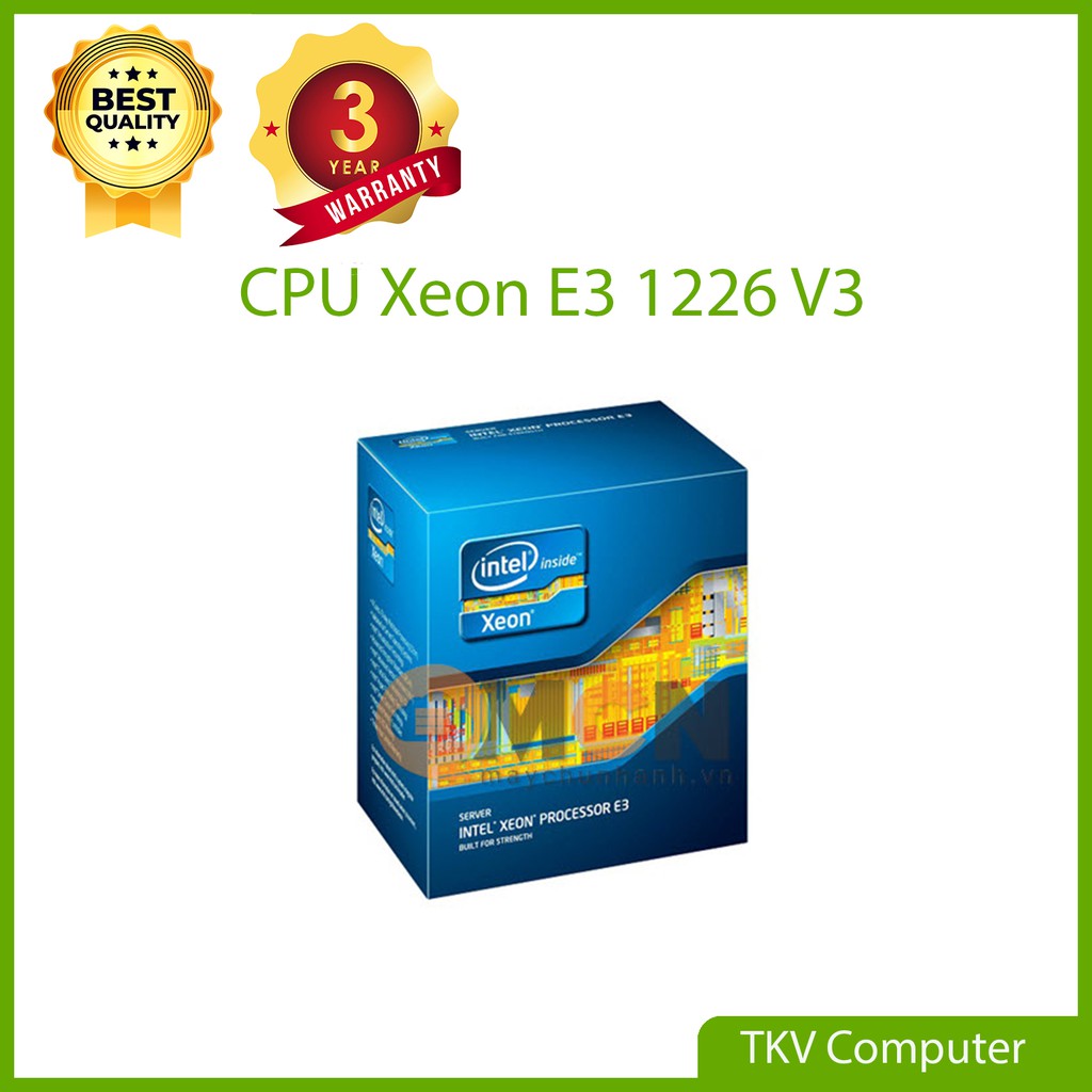 Bộ vi xử lý - CPU Intel Xeon E3-1226v3 - Tặng kèm keo tản nhiệt - 1226 ...