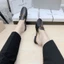 Giày sục nữ da mềm KHOÁ NGANG