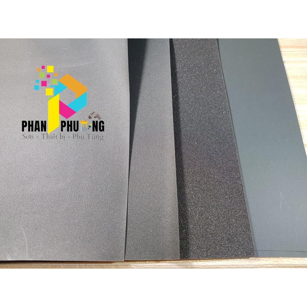 SET 10 MIẾNG GIẤY NHÁM ĐEN KOVAX (NHÁM TỜ NHẬT) P100,P120,....P1000