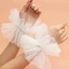 YOI Thời Trang Xếp Ly Cổ Tay Nữ loe Cuff Phù Hợp Với Phụ Kiện Vải Cơ Bản
