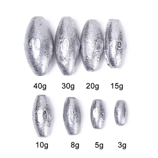 Fanghui - Bộ 5 chì câu cá đa trọng lượng, bổ sung trọng lượng, chìm trong nước
