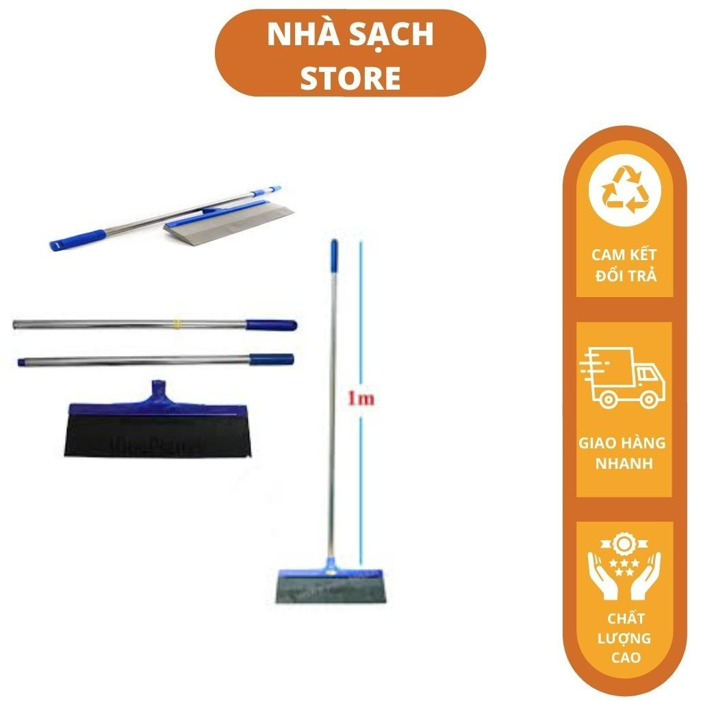 Cây cào nước bằng silicon/cây gạt nước cán inox dùng làm khô nhanh sàn ...