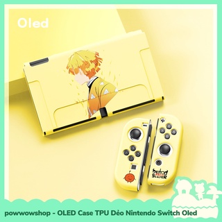 OLED Phụ Kiện Case Ốp TPU Dẻo Cho Máy Game Nintendo Switch OLED Anime Manga Zelda Kirby