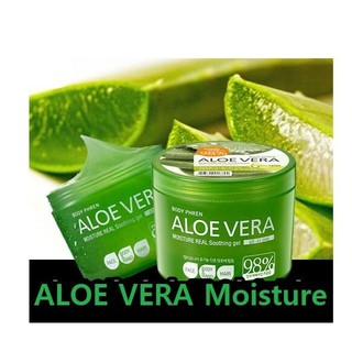 Gel Dưỡng da thảo dược lô hội Welcos Aloevera Moisture Real Soothing Gel 300g