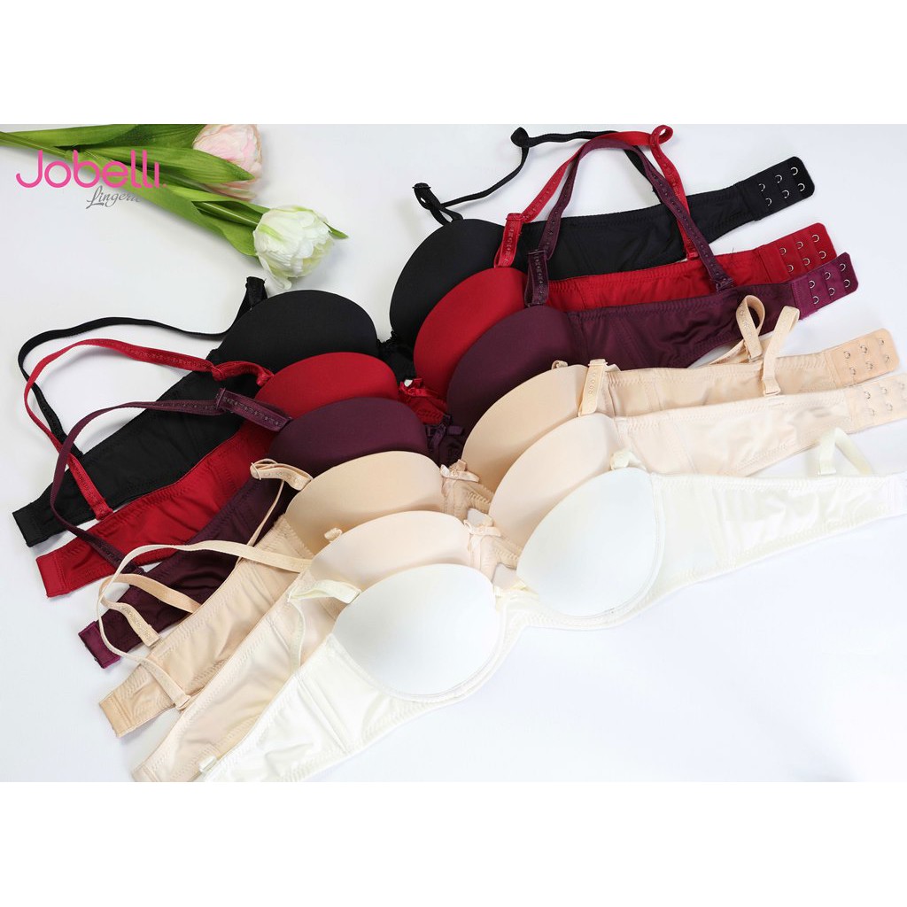 Ảnh Áo lót nữ trơn, cúp ngang nửa ngực, mút mỏng Jobelli A2322 1