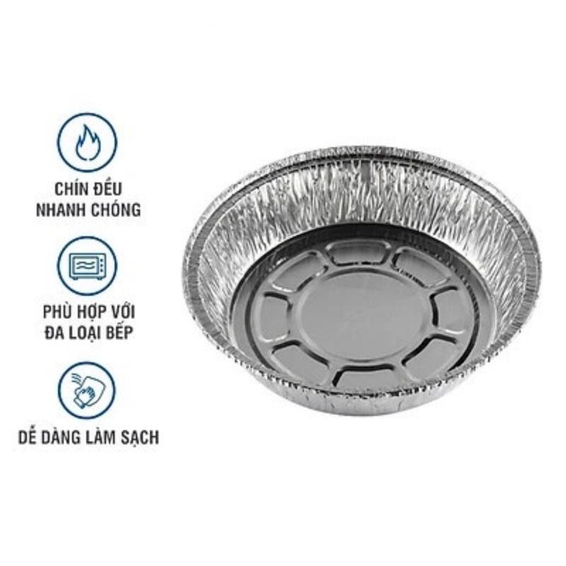 Lốc 10 khay giấy bạc lót nồi chiên không dầu