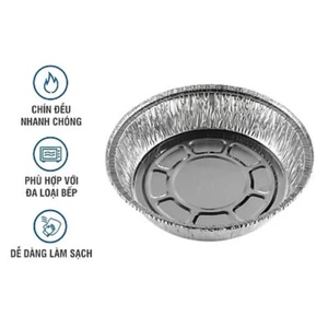 Lốc 10 khay giấy bạc lót nồi chiên không dầu