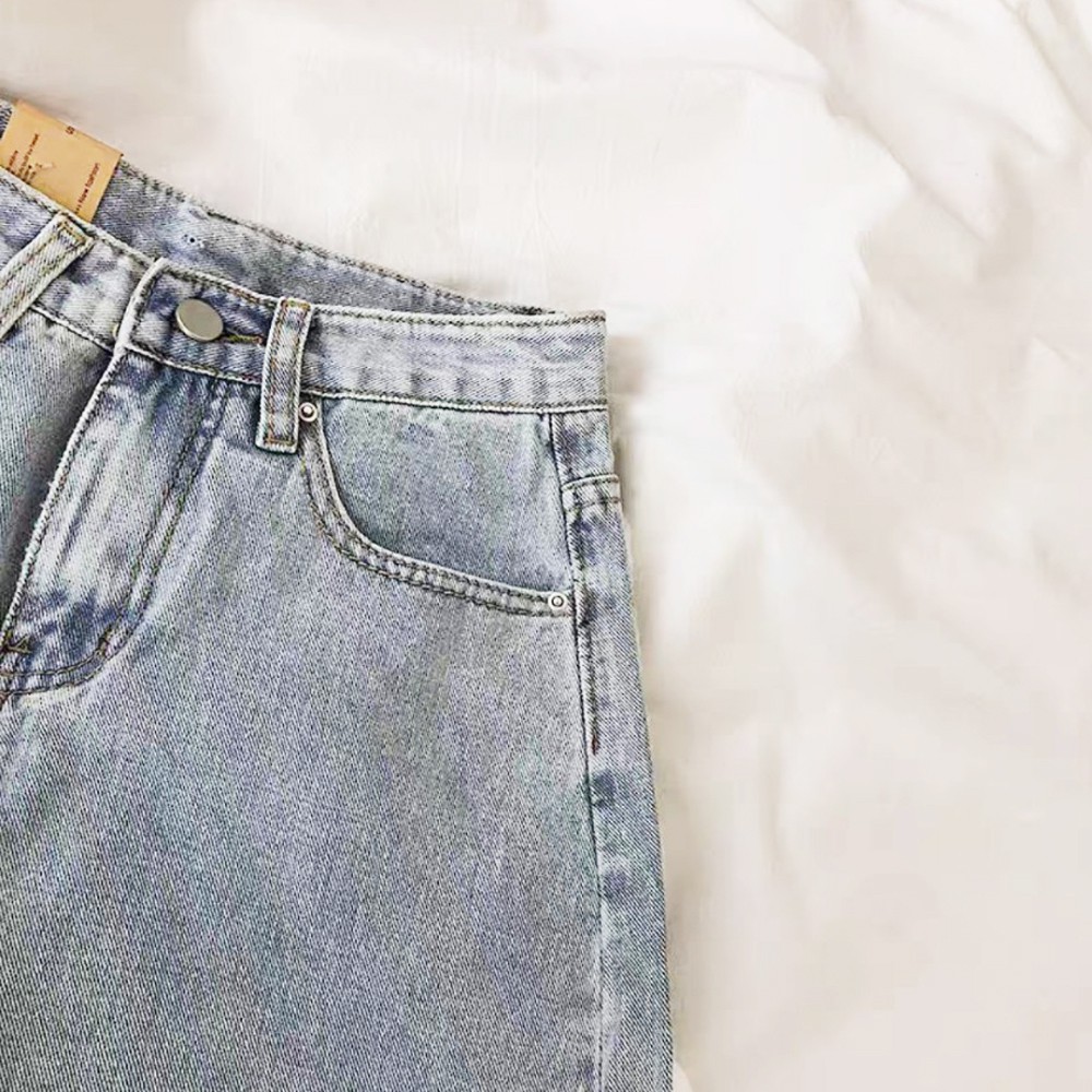 Ảnh Quần short jeans nữ Chollima tua lai QS012 phong cách đường phố bụi bặm cá tính 3