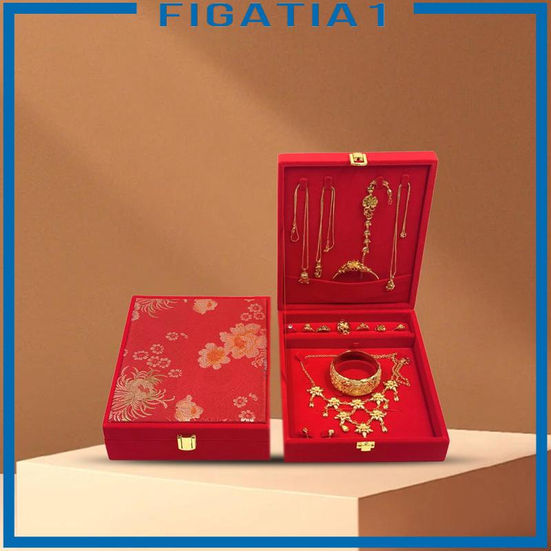 [Fifatia1] Hộp đựng đồ trang sức màu đỏ để kỷ niệm sinh nhật