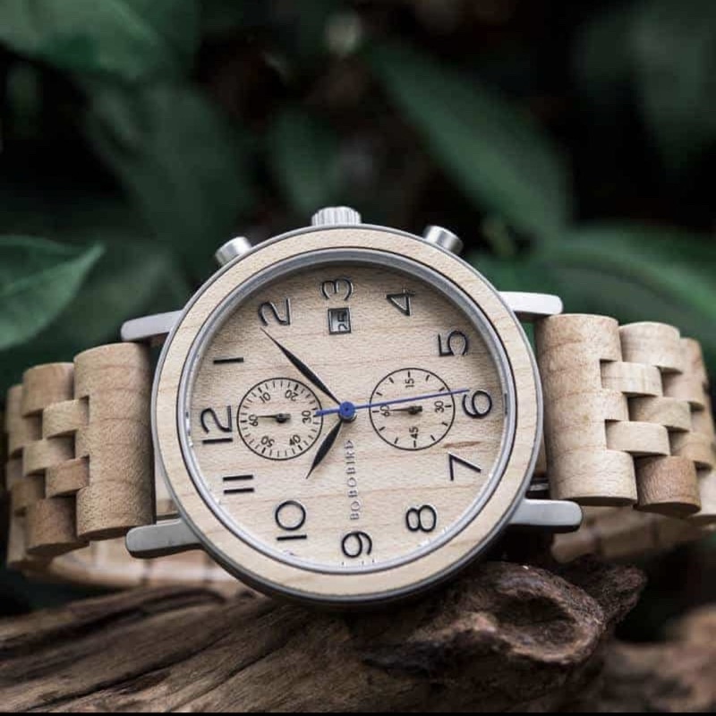 Đồng hồ đeo tay nam vỏ gỗ WoodWatch GS08