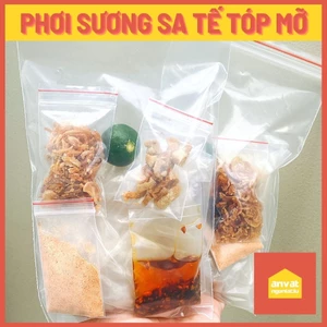 Bánh tráng phơi sương dẻo + SA TẾ + TÓP MỠ + HÀNH PHI NHÀ LÀM + TẮC - Ăn vặt Ngon Lắc Lư