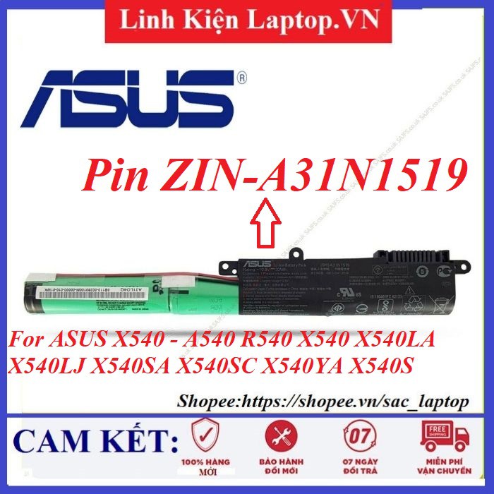 DISPLAY LCD ASUS X540 | X540LA | X540SC | X540UV | X540NA | X540UA | X540SA - 15.6 LED SLIM