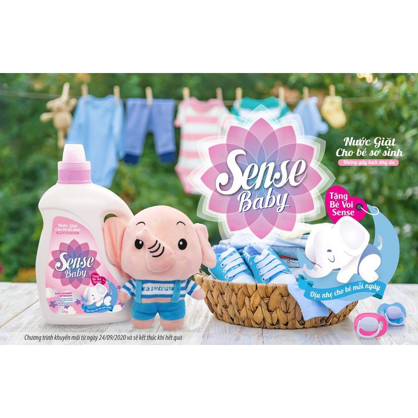 Ảnh Nước giặt Sense baby 3kg dành cho trẻ sơ sinh an toàn thân thiện 3
