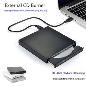 à đọc đĩa DVD-RW dây cắm USB 2.0 đầu đọc DVD quang học dành cho ổ cứng ngoài và máy tính xách tay - INTL-198-123BOXVN