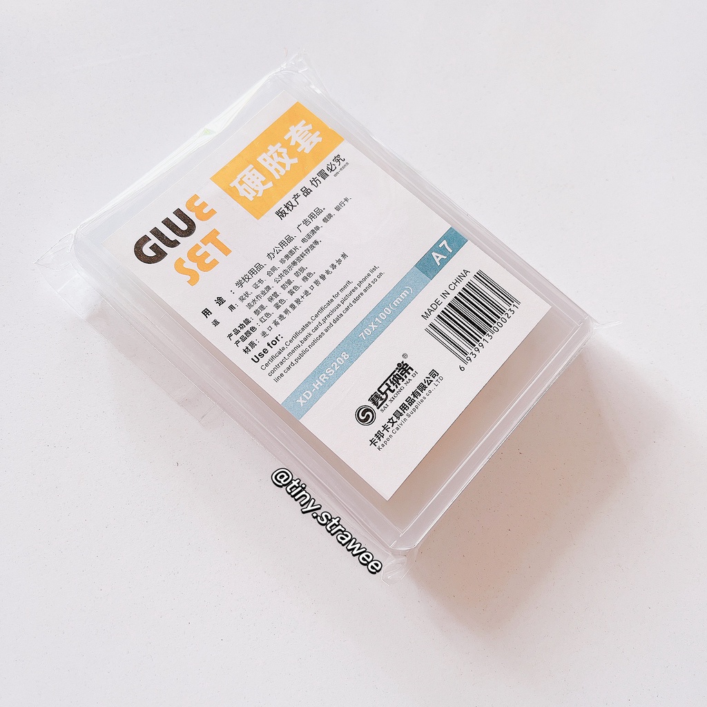 Toploader Glue Set size B8/ A7/ B7 đựng card không ám xanh Shopee