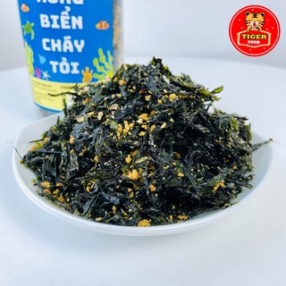 Rong biển cháy tỏi 💖TIGER FOOD💖 Hộp 180g rong biển cháy tỏi ăn liền Siêu Giòn -Siêu Ngon - đồ ăn vặt Sài Gòn