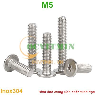 5C# - Ốc Bake Đầu Dẹp Mỏng M5 Inox 304 Hơi Hút Nam Châm | Shopee Việt Nam