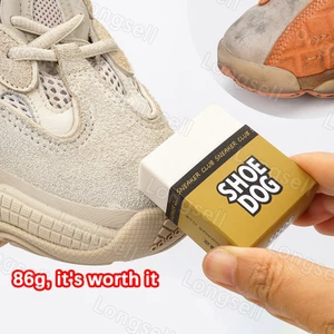 Bàn Chải Tẩy Giày Da Lộn / Lông Hươu Trắng Nhỏ Nhắn Chăm Sóc Giày Thể Thao AJ Nhật Bản