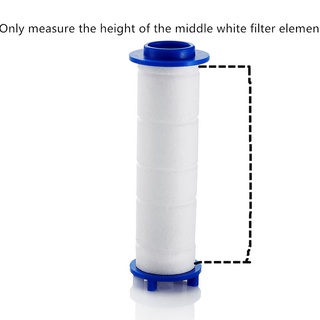 Đầu lọc vòi sen PP cotton khử trùng, lọc nước chất lượng, tương thích 55/61/120/146/106/101