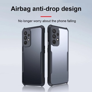 Ốp điện thoại acrylic+TPU trong suốt chống sốc cho Samsung Galaxy A26 A36 A56 A16 A06 A25 A35 A55 A15 A05 A05s A54 A34 A14 A73 A53 A33 A13 4G 5G A03 A03s A04 A04s A04e
