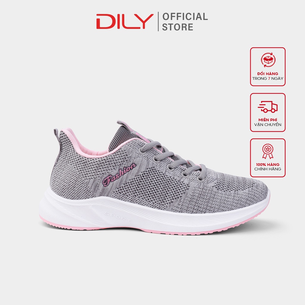 Giày sneaker nữ chạy bộ DILY cao cấp 3cm_ AG0023