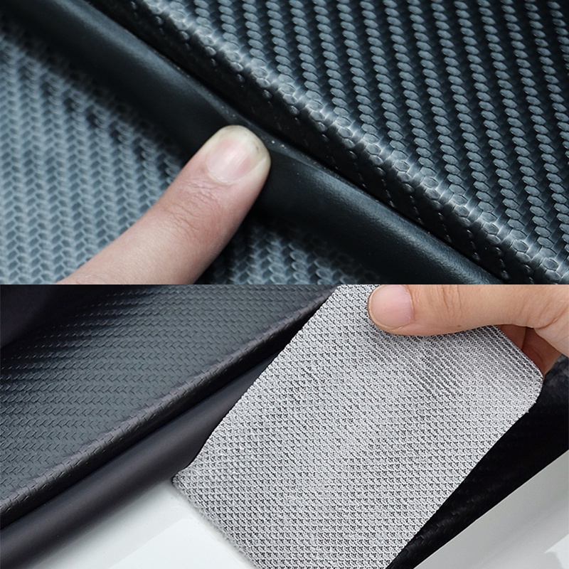 Set 4 Miếng Dán In Họa Tiết Sợi Carbon Chống Trầy Trang Trí Cửa Xe Hơi Mazda 2 3 5 6 2017 CX-4 CX-5 CX-7 CX-9 CX-3 CX-5