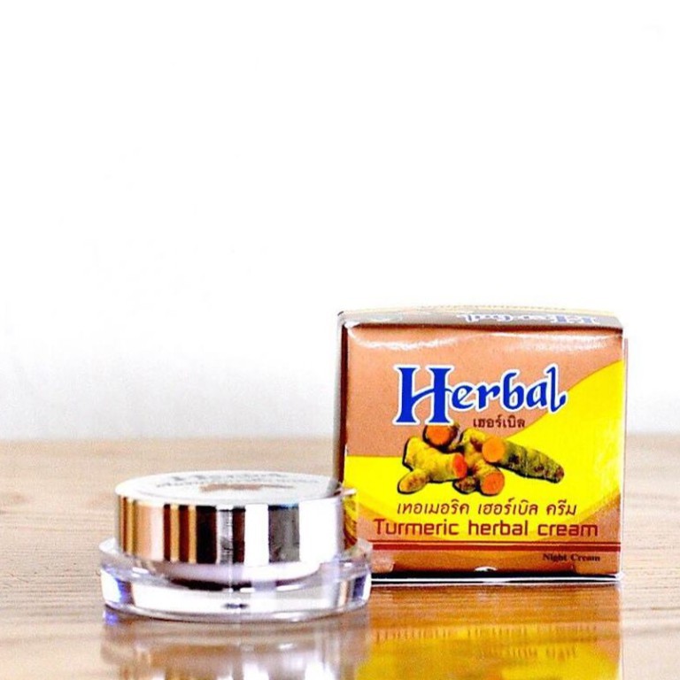 Kem Nghệ Thảo Mộc Thâm Mụn Trắng Da Turmeric Herbal Cream Thái Lan 5g Shopee Việt Nam