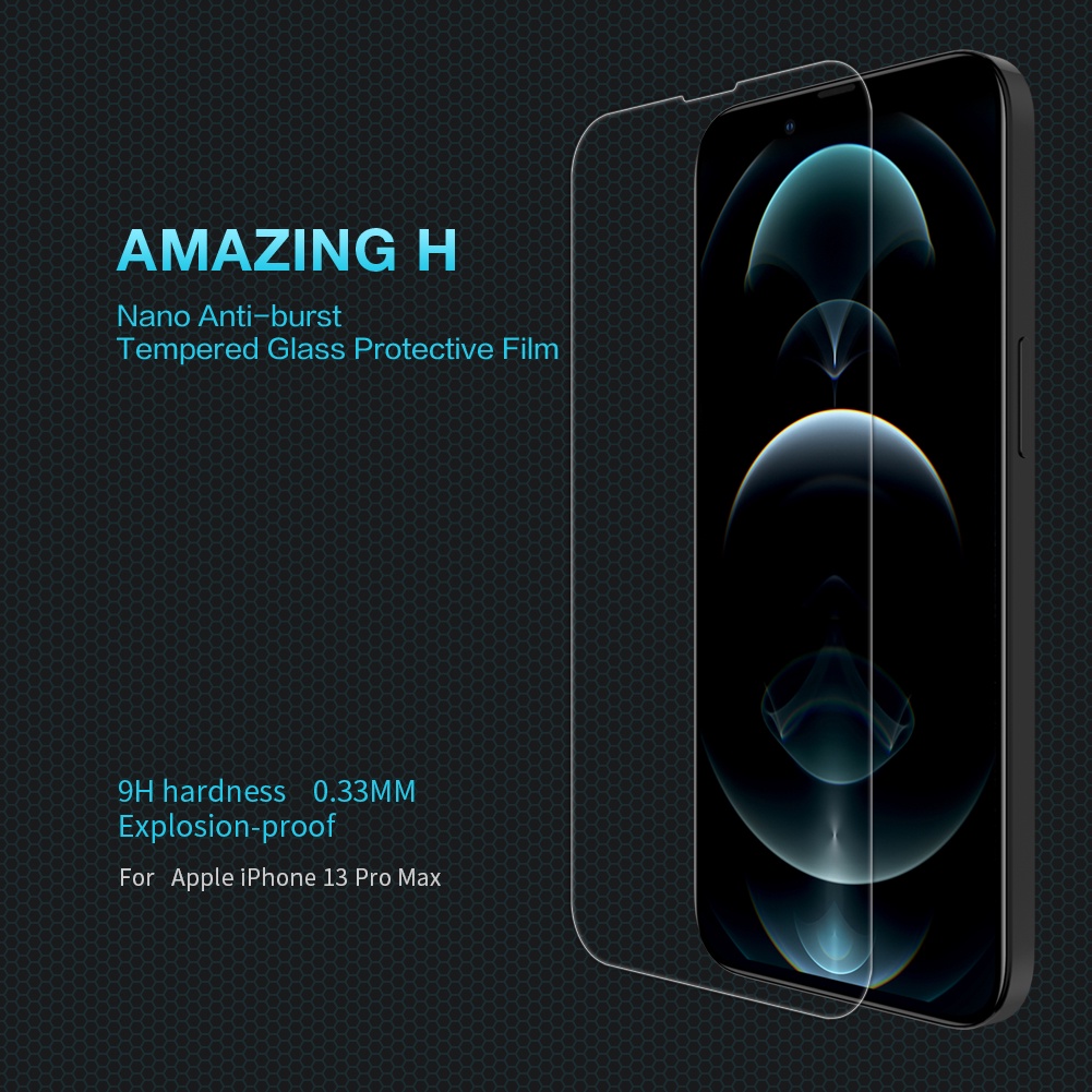 Kính cường lực Nillkin H Anti-Explosion vật liệu thủy tinh AGC nhập khẩu  cho iPhone 13 Mini 13 13 Pro 13 Pro Max | Shopee Việt Nam