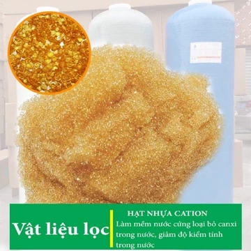 Combo 3lit hạt nhựa cation làm mềm nước cứng