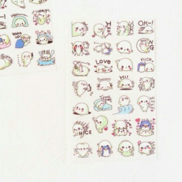 Bộ Sticker 6tờ hình Cá Heo | Shopee Việt Nam