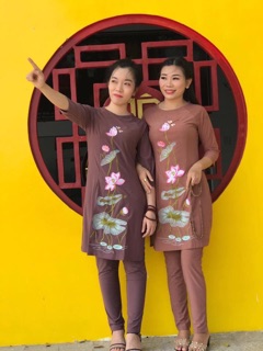 Thun CTân ChuồnChuồn Nữ# Quần Áo Nữ Đi Chùa