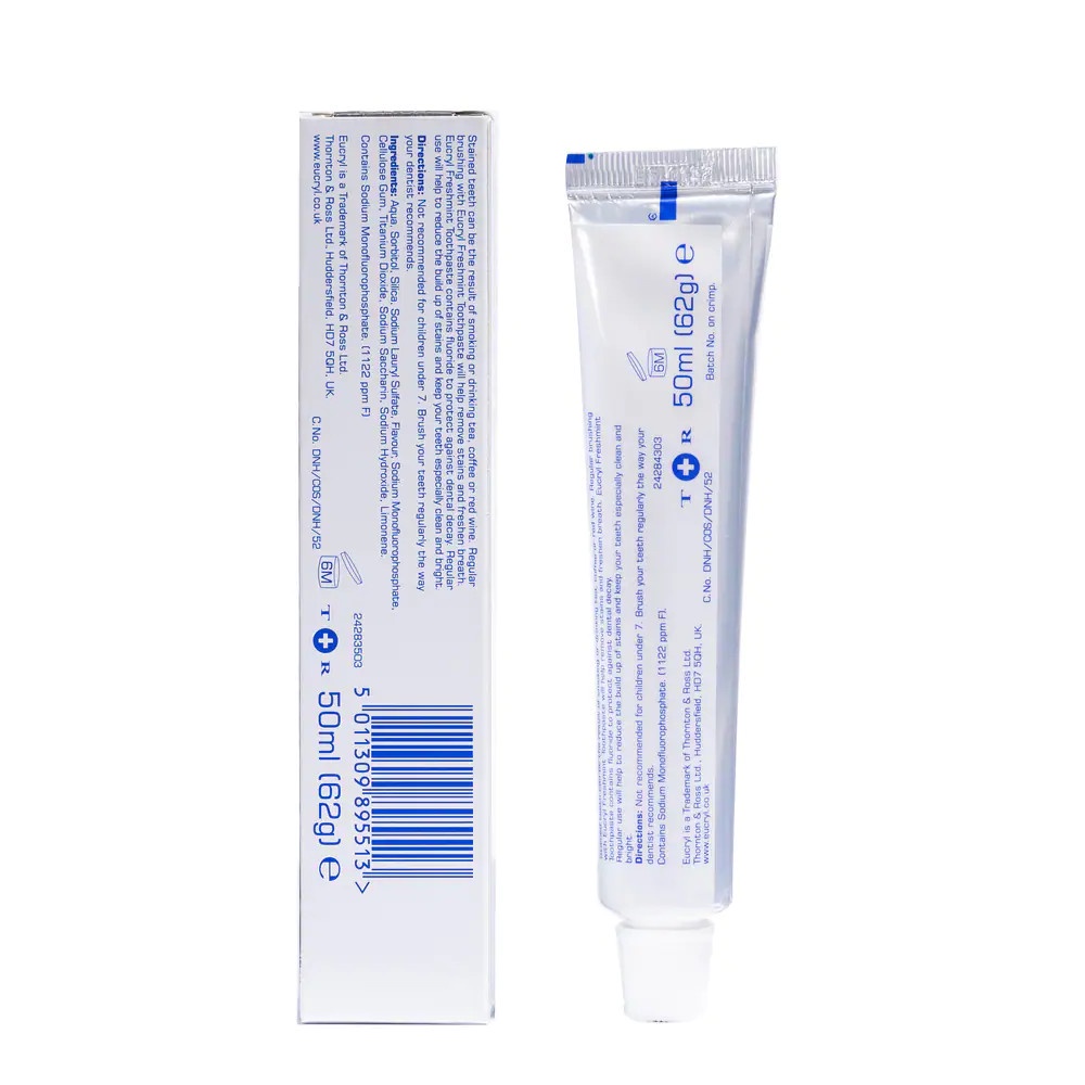 Kem đánh răng Eucryl 62g + Bột tẩy trắng răng Eucryl 50g