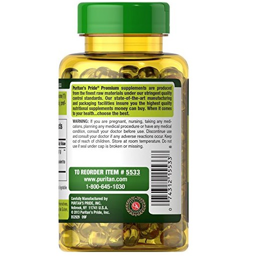 Ảnh Viên uống dầu tỏi không mùi Puritan's Pride Odorless Garlic 1000mg 100v 3