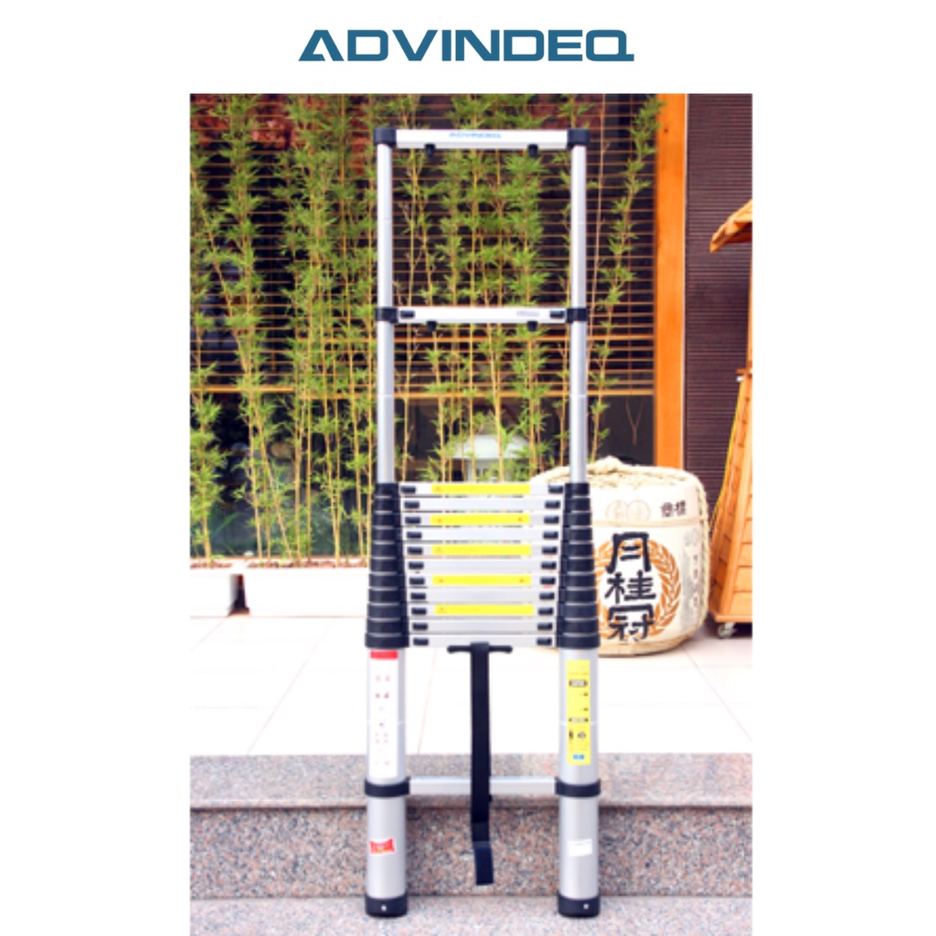 Thang nhôm rút gọn đơn 14 bậc Advindeq ADT214B 4.8m, Bảo hành 24 tháng chính hãng