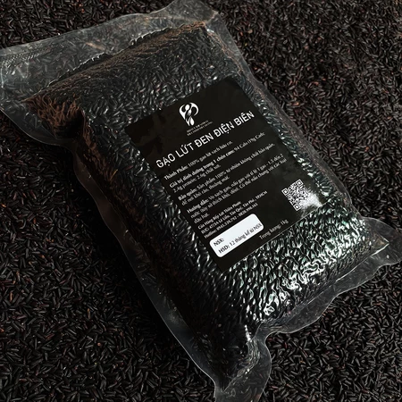 Gạo Lứt Đen Điện Biên (LOẠI NGON) 1 KG - Gạo Lứt Đen Hữu Cơ Cho Người Ăn Kiêng