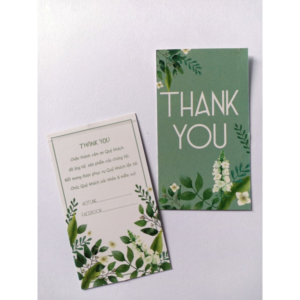 <GIÁ SIÊU RẺ>nhãn cảm ơn - thẻ cảm ơn 100 cái (mẫu MỚI ĐẸP) dành cho shop bán online tặng khách