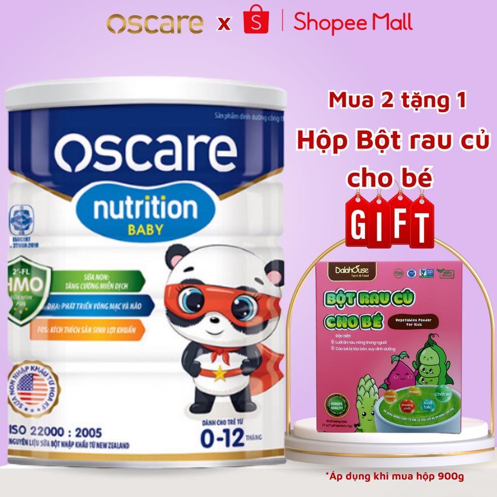 Sữa Bột Cho Bé Giúp Tiêu Hoá Tốt, Ăn Ngon Miệng OSCARE Nutrition Baby Hộp 900g