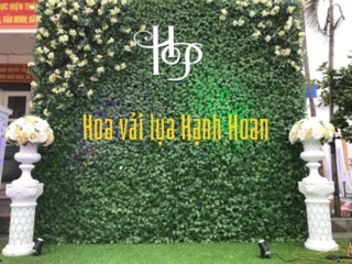 Vỉ lá hoa Hồng 40x60cm  - thảm cỏ nhân tạo