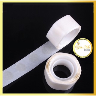 Băng dính, băng keo chuyên chuyên dụng 100 miếng dính dán bóng sinh nhật, cưới hỏi, sự kiện Yến Nhi Shop