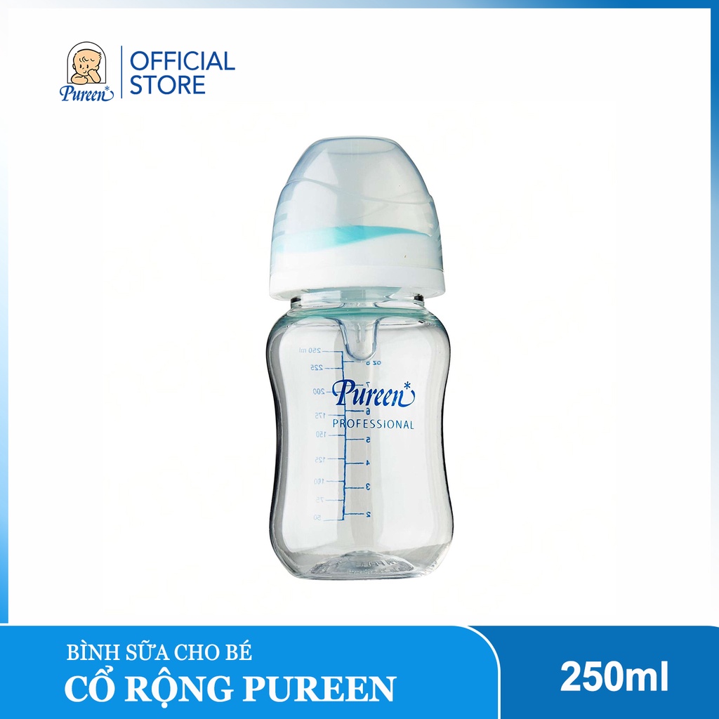 Product image Bình sữa Cổ Rộng Pureen (250ml) 2