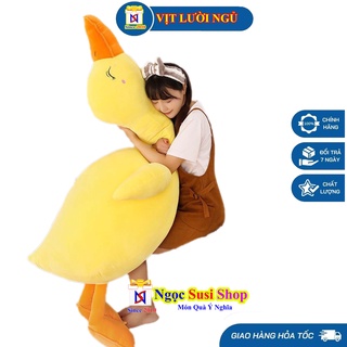 [SIÊU ĐẸP] GỐI ÔM VỊT LƯỜI TRẦM CẢM SIÊU MỊN KHỔNG LỒ[ NHƯ ẢNH]