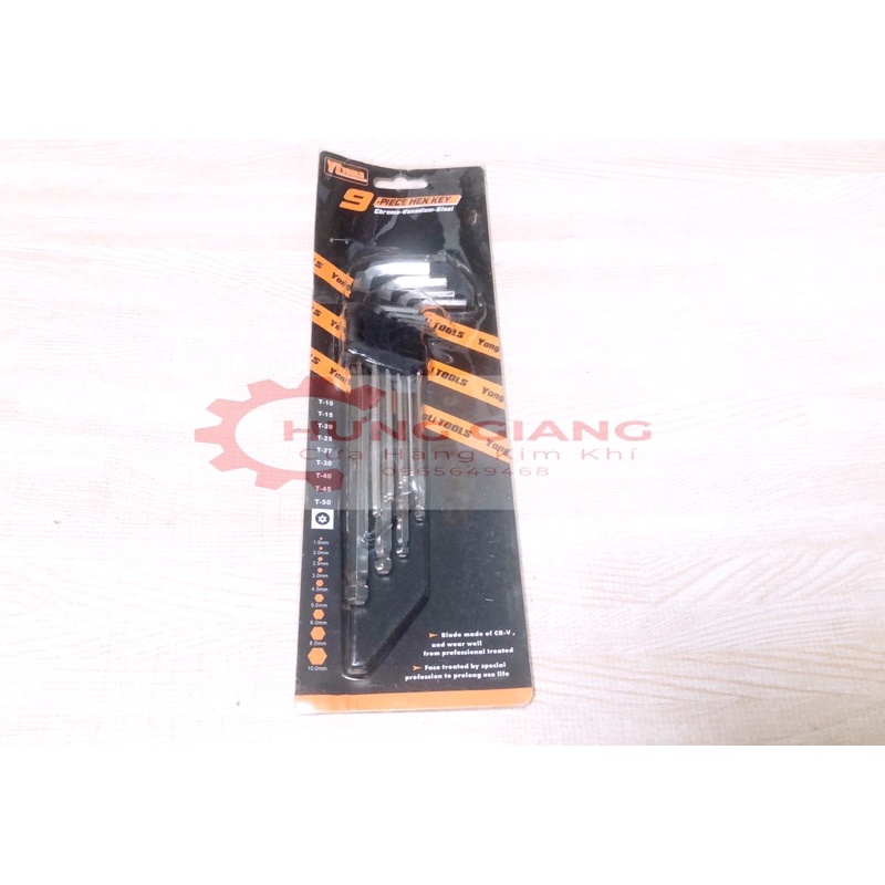 Bộ Lục Năng Đầu Bi 9 Món YongLi Đa Năng Phù Hợp Mọi Loại ốc