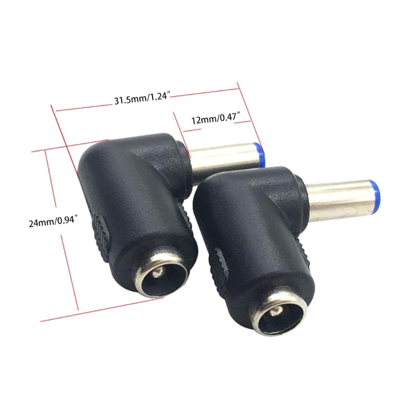 YOI DC5 5x2 1mm Nam 90 Độ Góc Sang DC5 5x2 1mm Nữ Adapter 5 Volt Jack Nguồn