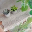 RB/Tấm lót ly cốc bình hoa hình chữ nhật ren móc phòng cách vintage trang trí decor phòng bếp phòng khách bàn trà Âu