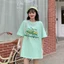 ÁO THUN NỮ FORM RỘNG TAY LỖ CỔ TRÒN HỌA TIẾT HOẠT HÌNH SIÊU XINH CHO CÁC CHỊ EM HIYU STORE